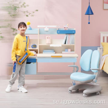 Ergonomiska barnstudiedisk skrivbord och stolar